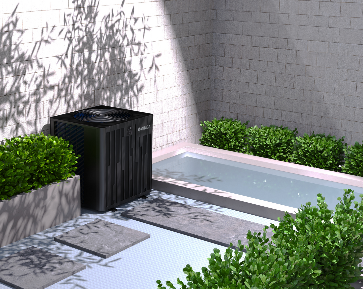Home Swimming Pool Heat Pump 28KW-35KW(95,000 Btu to 120,000 Btu )208-240 V~/ 1Ph~60 Hz.